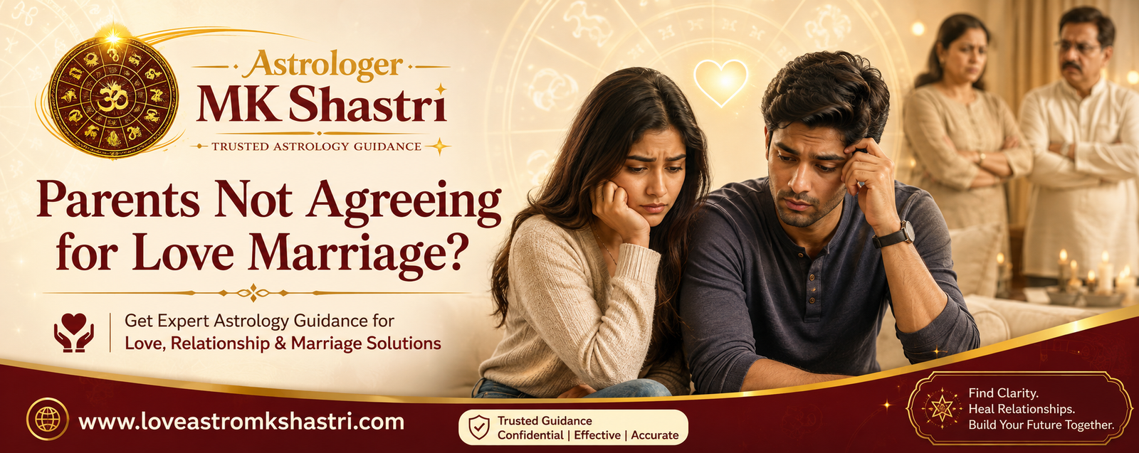 Parents Not Agreeing for Love Marriage?